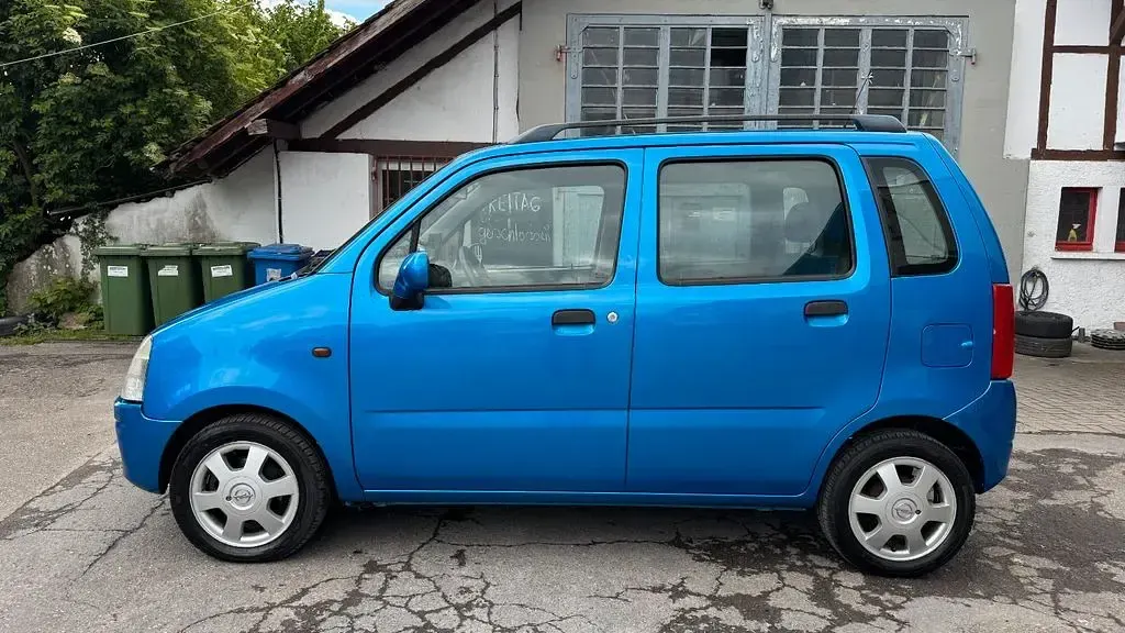 Occasion Opel Agila 75 ch (55 kW) 2002 Bleue Monospace