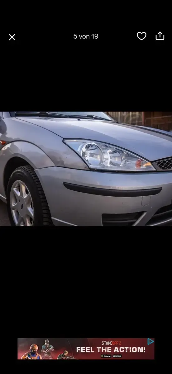 Second-hand Ford Focus 75 CP (55 kW) 2004 Argintiu Hatchback