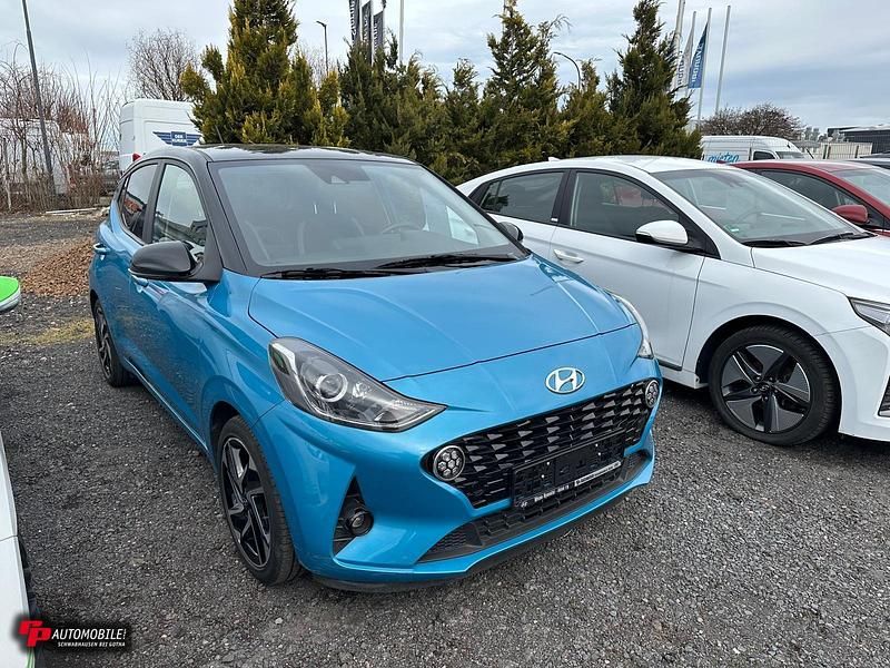 Blau Gebraucht 2023 Hyundai i10 Edition 30 Kleinwagen | 17.490 € (Fairer Preis) - Bild 1/2