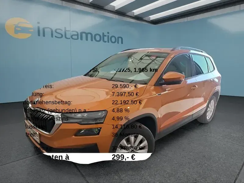 Gebraucht Skoda Karoq 150 PS (110 kW) 2025 Orange SUV
