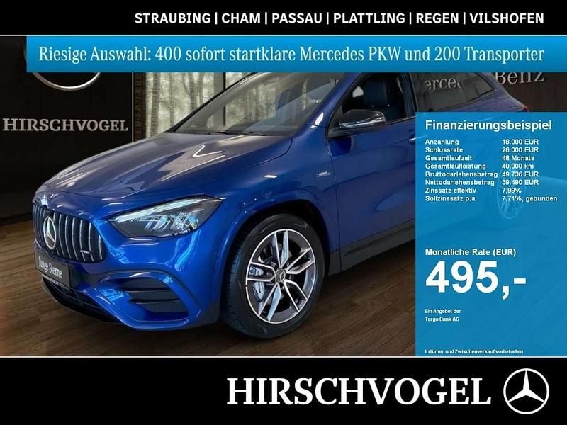 Metalliclack spektralblau Gebraucht 2024 Mercedes A35 AMG AMG SUV | 54.240 € (Fairer Preis) - Bild 1/1