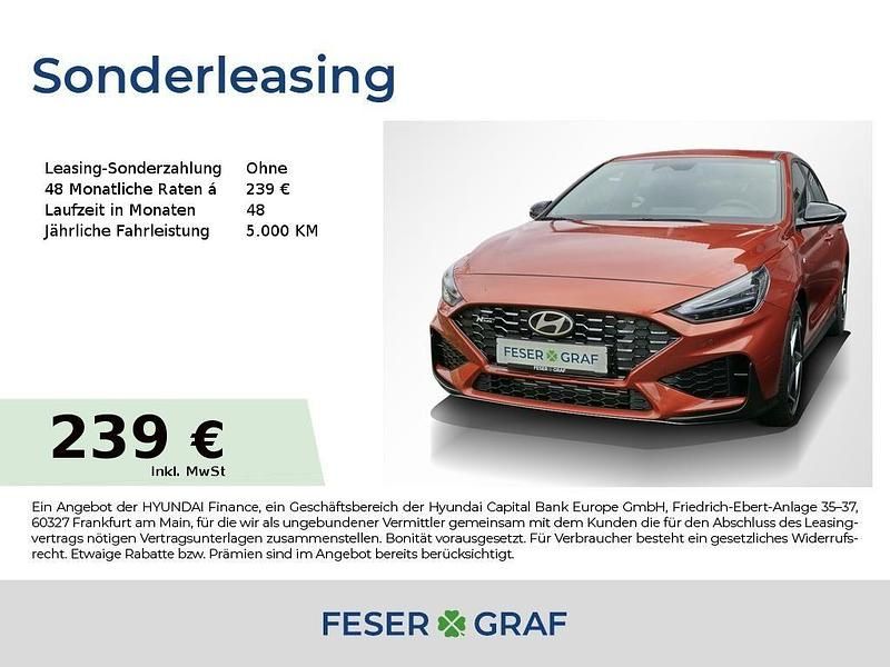 Jupiter orange Neu 2025 Hyundai i30 N Line Limousine | 30.780 € (Etwas zu teuer) - Bild 1/4