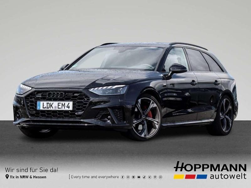 Mythosschwarz metallic Gebraucht 2024 Audi A4 S-Line Limousine | 55.990 € - Bild 1/4