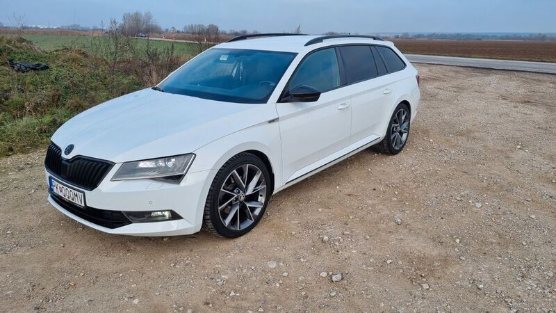 Weiß Gebraucht 2017 Skoda Superb SportLine Kombi | 17.900 € (Fairer Preis) - Bild 1/4