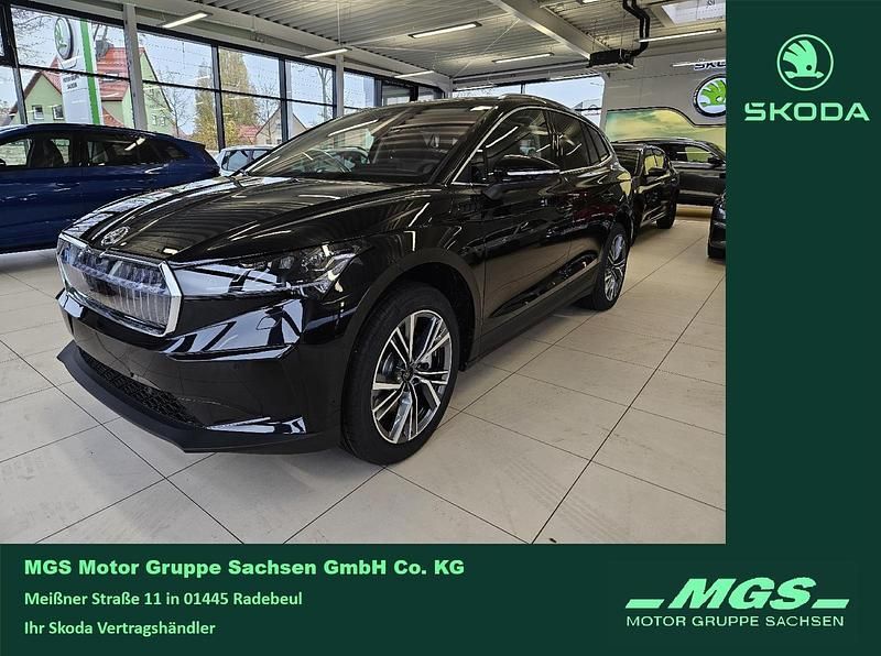 Schwarzmagic perleffekt Gebraucht 2024 Skoda Enyaq iV Loft SUV | 40.890 € (Guter Preis) - Bild 1/4