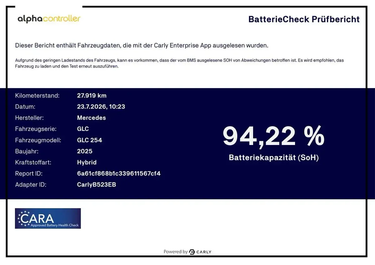 Gebraucht Mercedes GLC300de AMG 197 PS (144 kW) 2025 Grau SUV