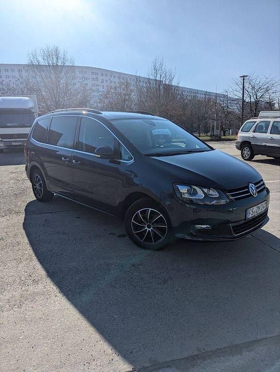 Gebraucht VW Sharan Highline 150 PS (110 kW) 2017 Blau Van / Kleinbus
