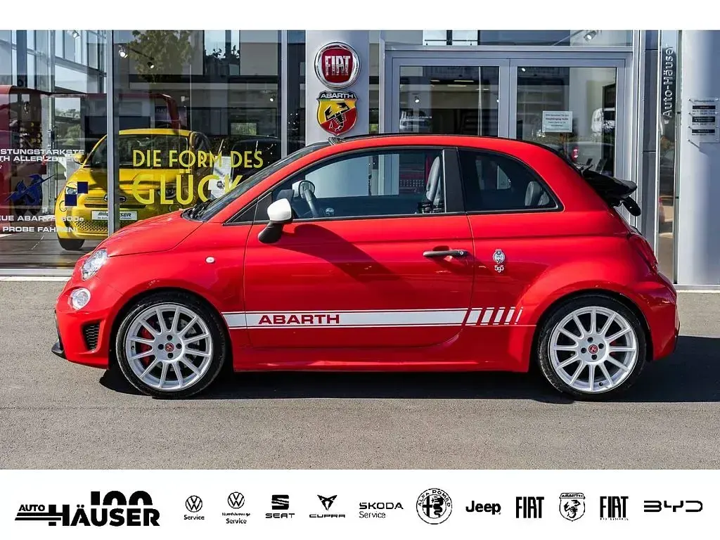 Second-hand Abarth 595C Esseesse 179 CP (131 kW) 2019 Roșu Cabrio