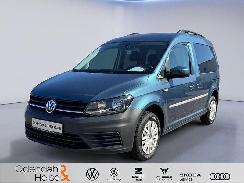 Polsterfarbe: schwarz Gebraucht 2019 VW Caddy Trendline Van / Kleinbus | 15.380 € (Guter Preis) - Bild 1/4