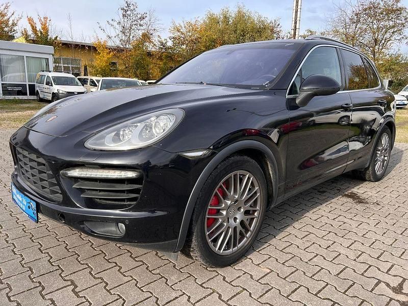 Schwarz Gebraucht 2012 Porsche Cayenne Turbo SUV | 17.950 € (Superpreis) - Bild 1/4