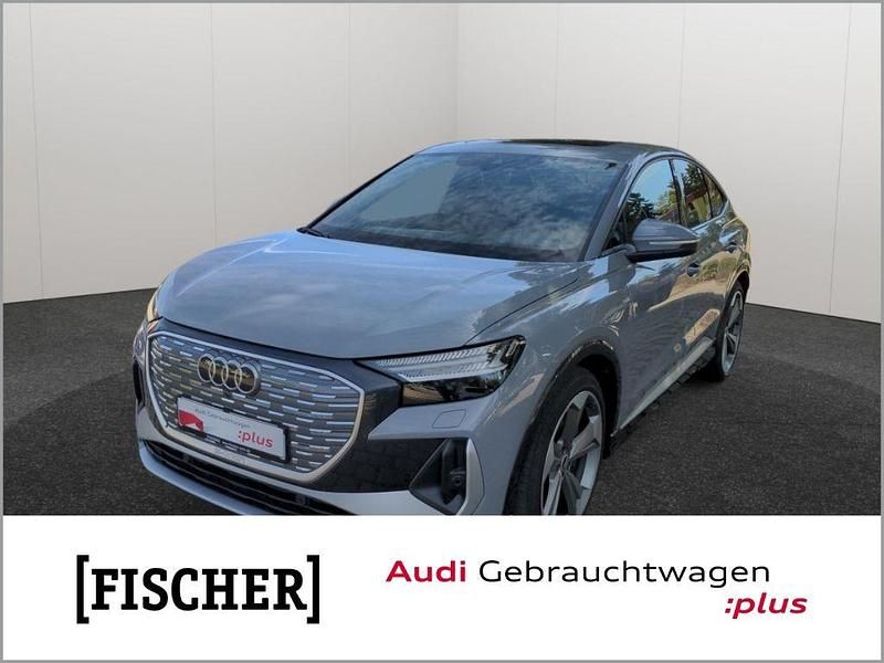 Grau Gebraucht 2021 Audi Q4 Sportback e-tron S-Line SUV | 35.987 € (Superpreis) - Bild 1/4