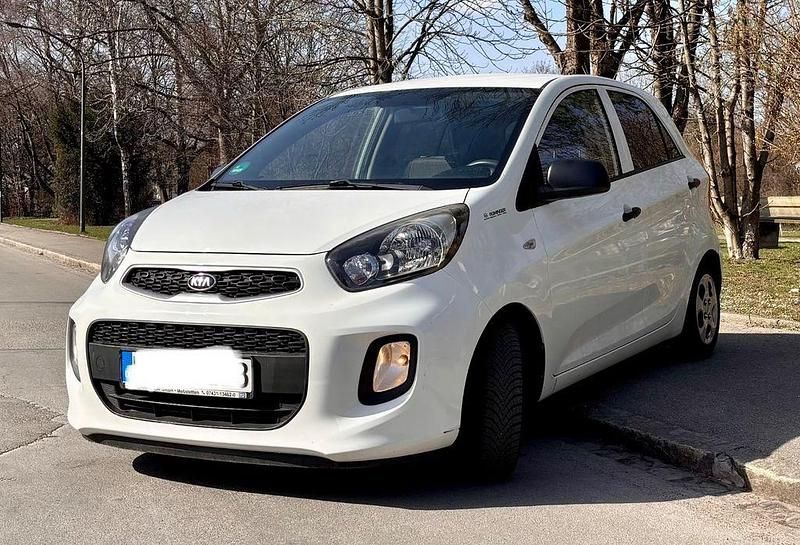 Gebraucht Kia Picanto 67 PS (49 kW) 2017 Weiß Kleinwagen