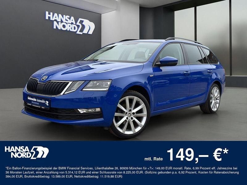 Blau Gebraucht 2020 Skoda Octavia Soleil Limousine | 16.450 € (Guter Preis) - Bild 1/4