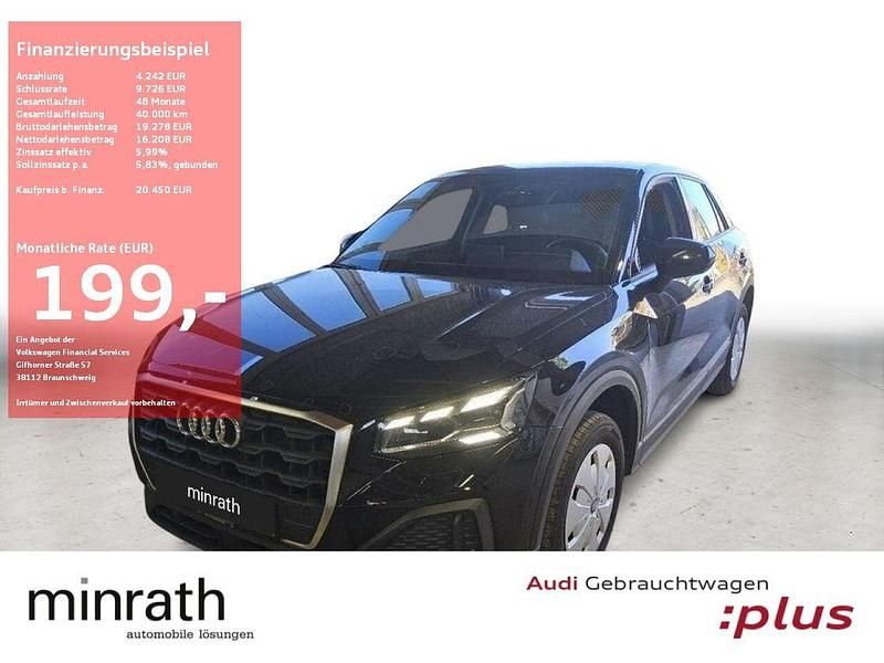 Schwarz Gebraucht 2022 Audi Q2 Ambiente SUV | 20.350 € (Superpreis) - Bild 1/4