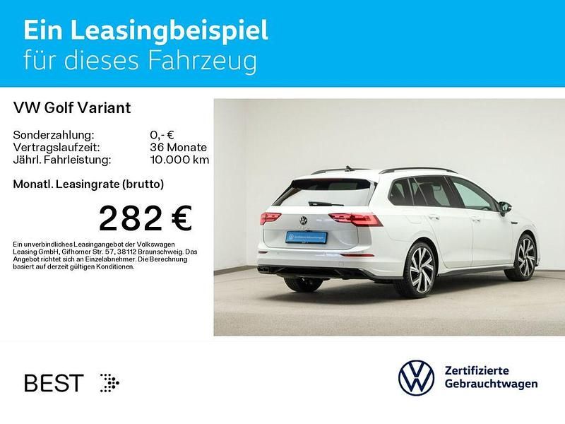 Gebraucht VW Golf VIII Style 190 PS (139 kW) 2022 Oryxweiß perlmutteffekt Kombi