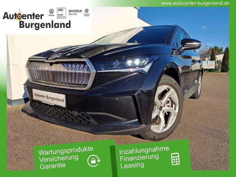 Schwarz Gebraucht 2023 Skoda Enyaq iV Loft SUV | 43.399 € (Fairer Preis) - Bild 1/4