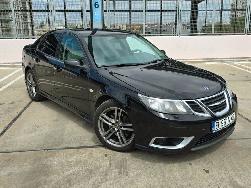 Schwarz Gebraucht 2008 Saab 9-3 Aero Limousine | 12.899 € (Teuer) - Bild 1/4