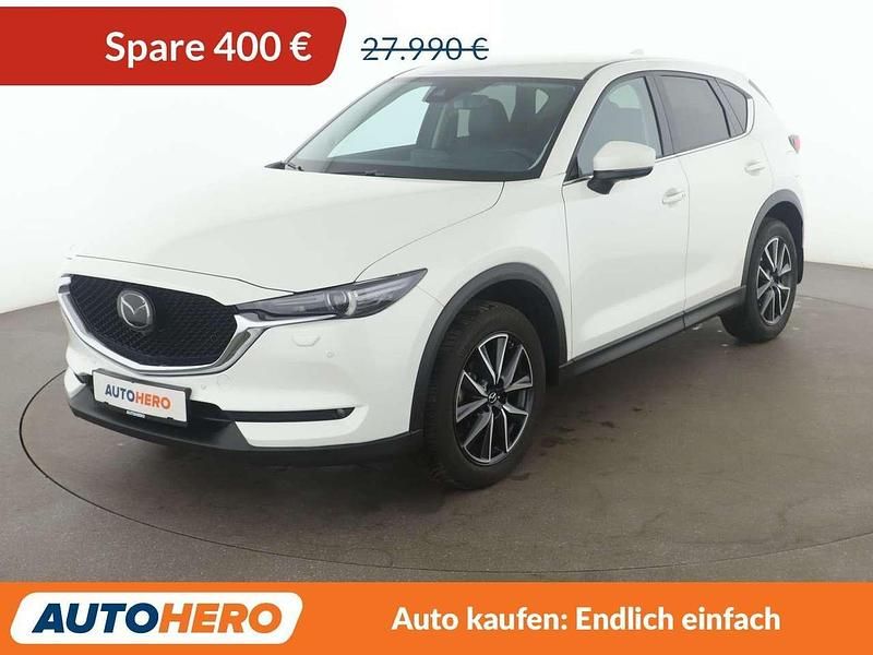 Snowflake white Gebraucht 2020 Mazda CX-5 Sports-Line SUV | 27.590 € (Fairer Preis) - Bild 1/3