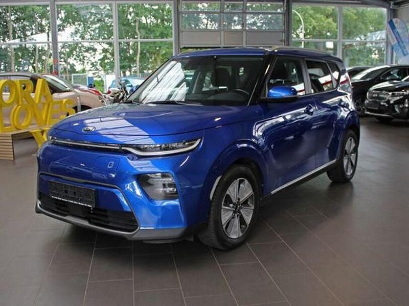 Blau Gebraucht 2020 Kia Soul EV Vision SUV | 18.490 € (Fairer Preis) - Bild 1/4