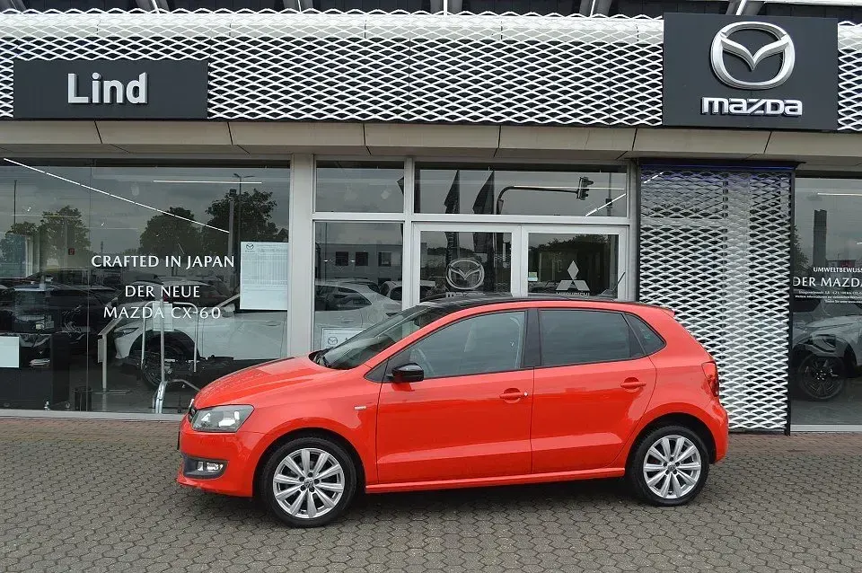 Gebraucht VW Polo Match 69 PS (50 kW) 2012 Flashrot Kleinwagen