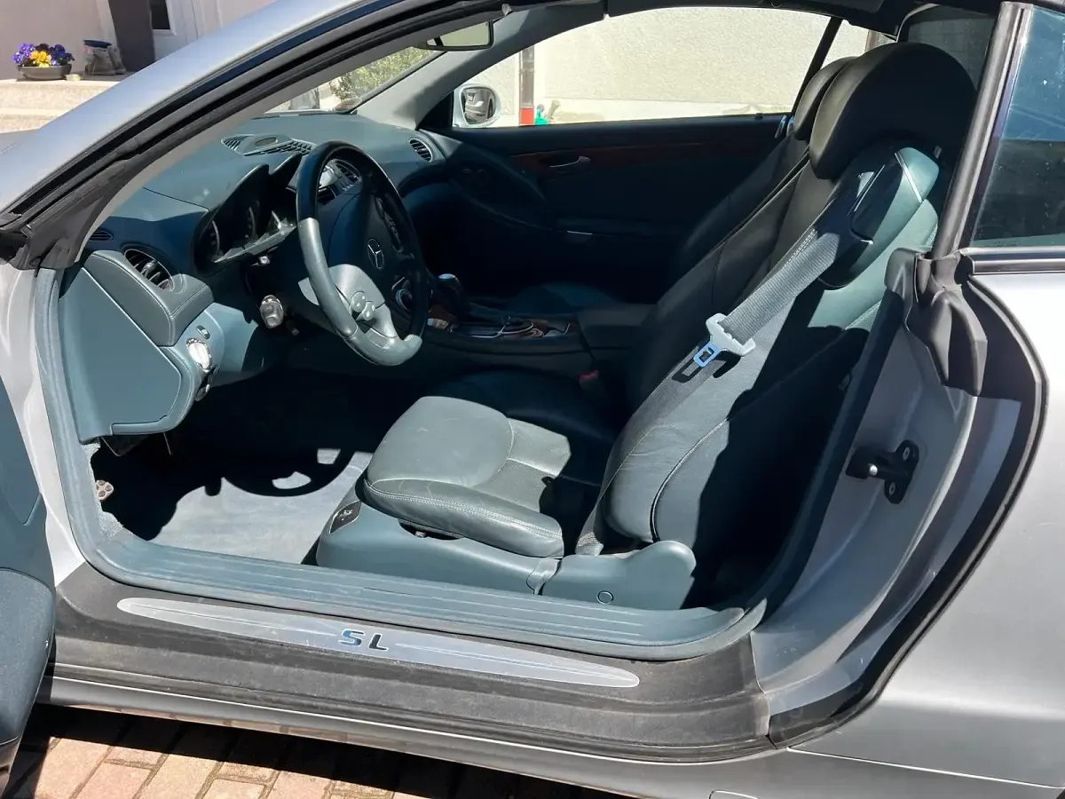 Gebraucht Mercedes SL500 306 PS (225 kW) 2001 Silber Cabrio