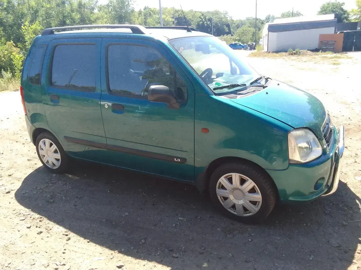 Gebraucht Suzuki Wagon R+ 94 PS (69 kW) 2005 Grün Van / Kleinbus