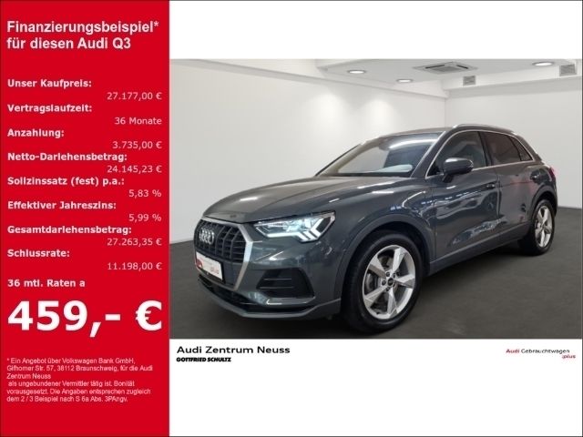 Grau Gebraucht 2021 Audi Q3 Ambiente SUV | 27.177 € (Superpreis) - Bild 1/3