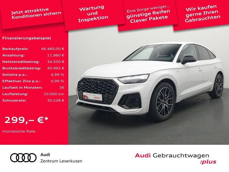 Weiß Gebraucht 2022 Audi Q5 Sportback S-Line SUV | 46.480 € (Etwas zu teuer) - Bild 1/4