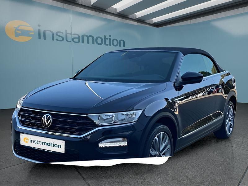Schwarz Gebraucht 2021 VW T-Roc Cabriolet Cabrio | 22.249 € (Fairer Preis) - Bild 1/4