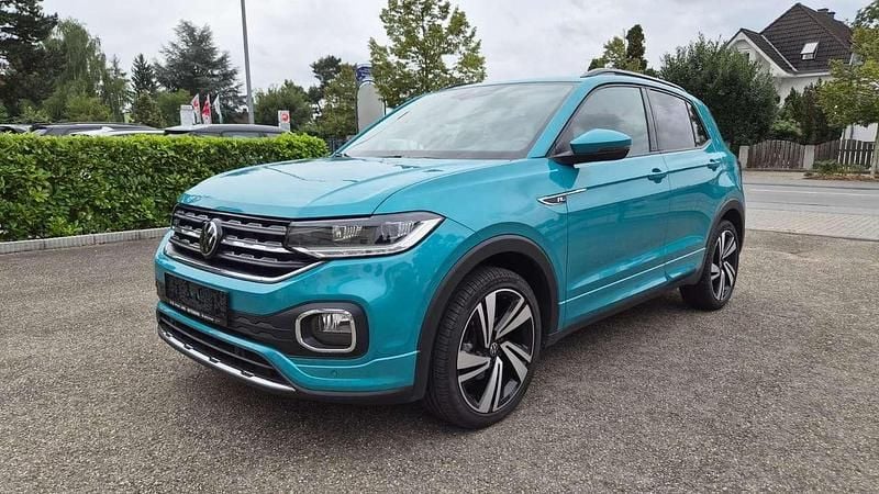 Grün Gebraucht 2023 VW T-Cross R-line SUV | 18.750 € - Bild 1/4