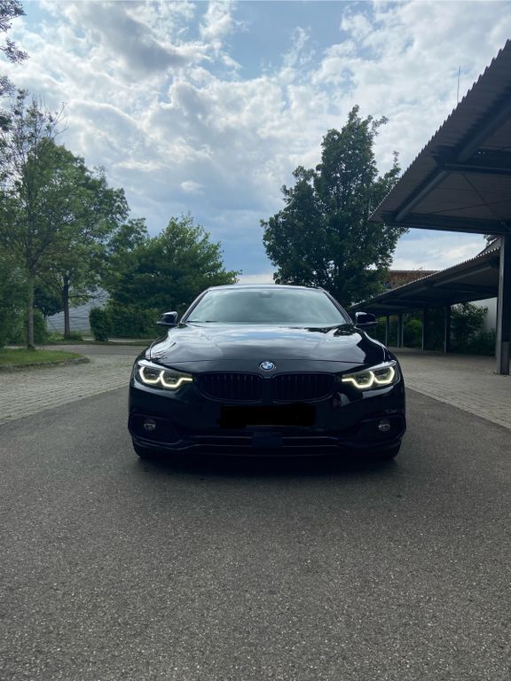 Schwarz Gebraucht 2019 BMW 420 Gran Coupé Sport Line Coupé | 24.500 € (Fairer Preis) - Bild 1/4