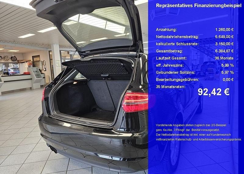 Gebraucht Audi A3 Ambiente 125 PS (91 kW) 2011 Schwarz Kleinwagen