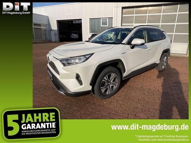 White pearl cs Gebraucht 2020 Toyota RAV4 Hybrid Team SUV | 27.990 € (Superpreis) - Bild 1/4