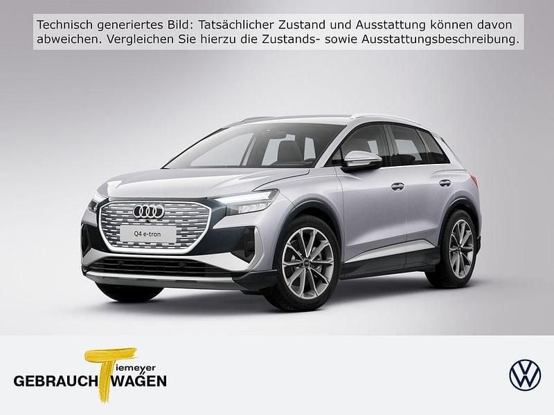 Silber Gebraucht 2022 Audi Q4 e-tron S-Line SUV | 31.980 € (Superpreis) - Bild 1/4