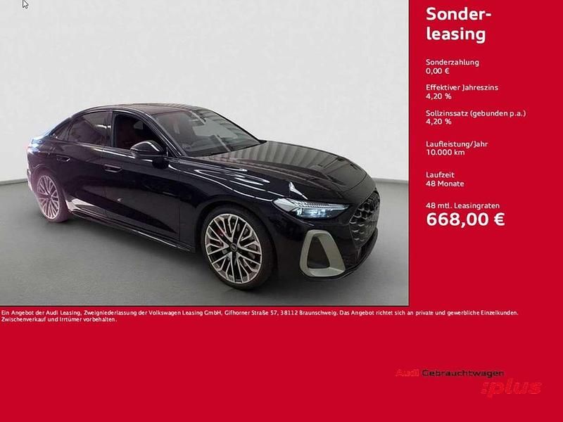 Mythosschwarz metallic Gebraucht 2024 Audi S5 Edition .1 Limousine | 69.930 € (Superpreis) - Bild 1/3