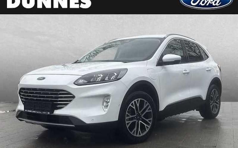 Frostweiß Gebraucht 2021 Ford Kuga Titanium SUV | 22.551 € (Superpreis) - Bild 1/4