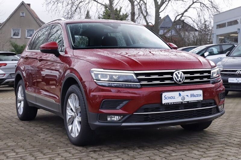 Gebraucht VW Tiguan Highline 179 PS (131 kW) 2017 Rot SUV