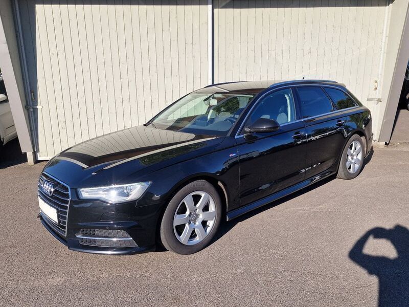 Mythosschwarz metallic Gebraucht 2016 Audi A6 S-Line Kombi | 17.490 € (Teuer) - Bild 1/4