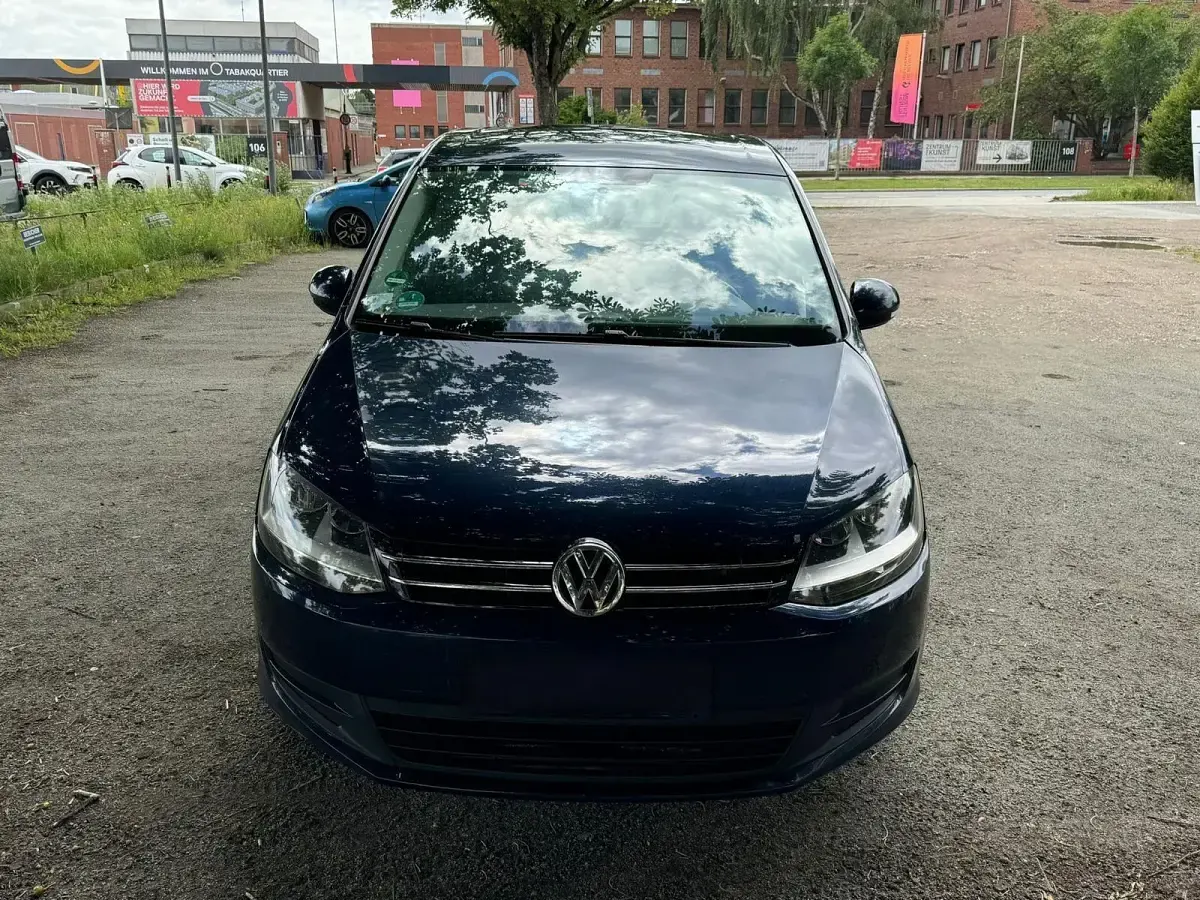 Gebraucht VW Sharan 140 PS (102 kW) 2010 Blau Van / Kleinbus