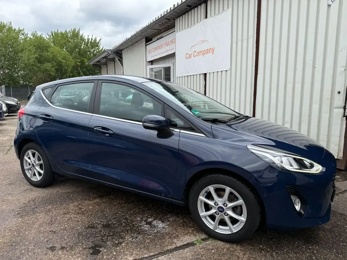 Gebraucht Ford Fiesta Titanium 125 PS (91 kW) 2020 Blau Kleinwagen