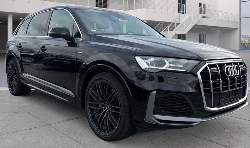 Schwarz Gebraucht 2022 Audi Q7 S-Line SUV | 46.999 € (Guter Preis) - Bild 1/4