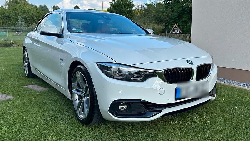 Weiß Gebraucht 2018 BMW 420 Cabrio | 27.400 € (Fairer Preis) - Bild 1/4