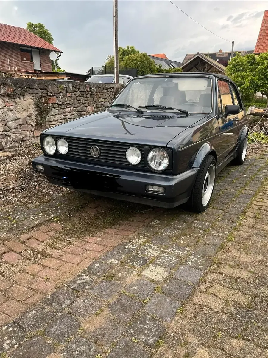 Gebraucht VW Golf Cabriolet 72 PS (52 kW) 1988 Blau Cabrio