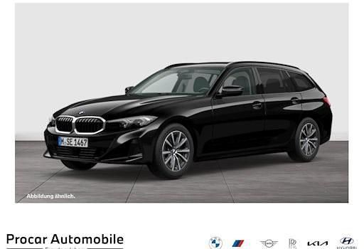 Schwarz Gebraucht 2022 BMW 318 Shadowline Kombi | 28.990 € (Fairer Preis) - Bild 1/4