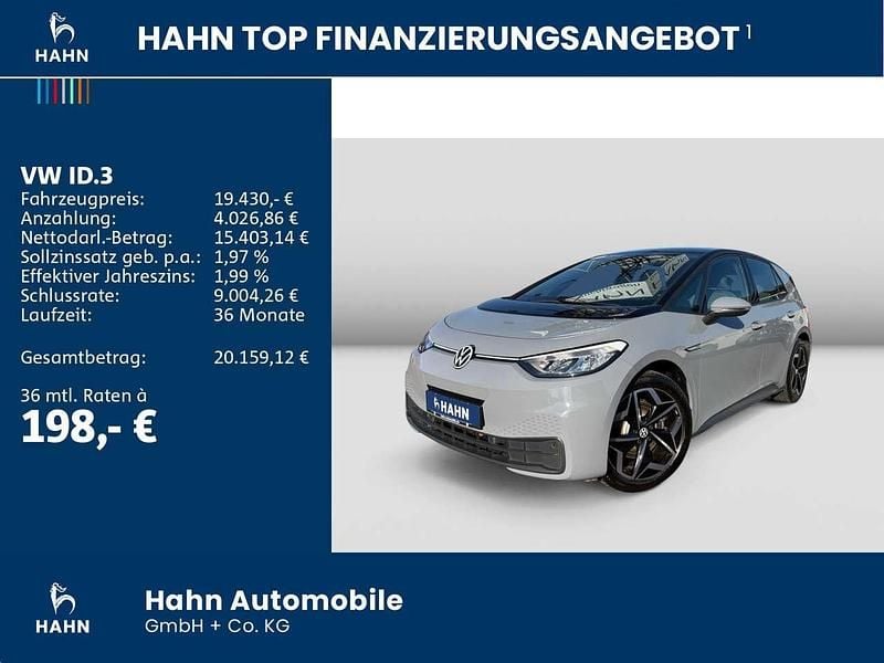 Gebraucht VW ID.3 Pro 106 kW (145 PS) 2021 Mondsteingrau Kleinwagen