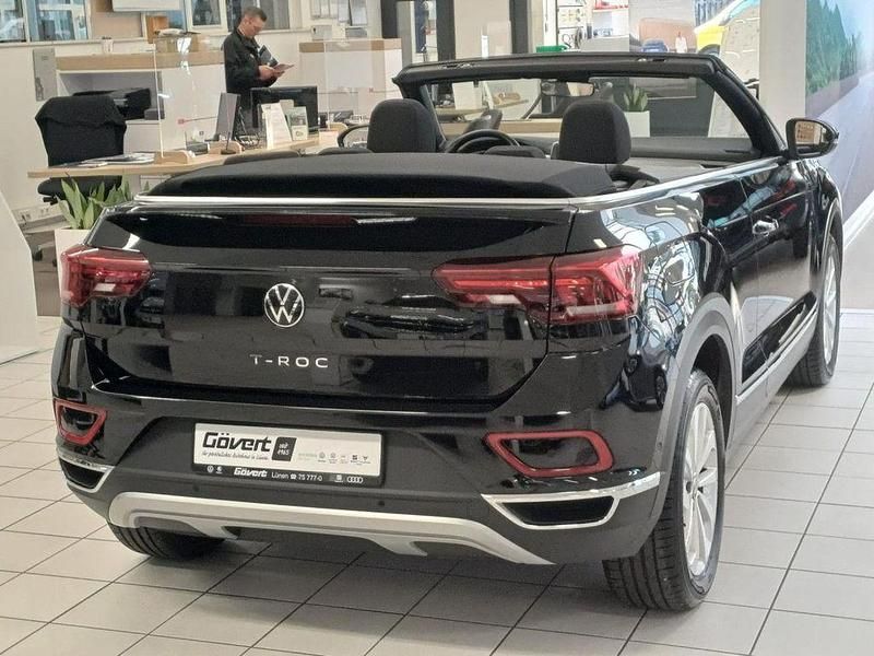 Gebraucht VW T-Roc Cabriolet Style 110 PS (80 kW) 2024 Schwarz Cabrio