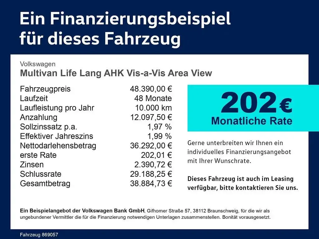 Gebraucht VW Multivan Life 150 PS (110 kW) 2025 Schwarz Van / Kleinbus