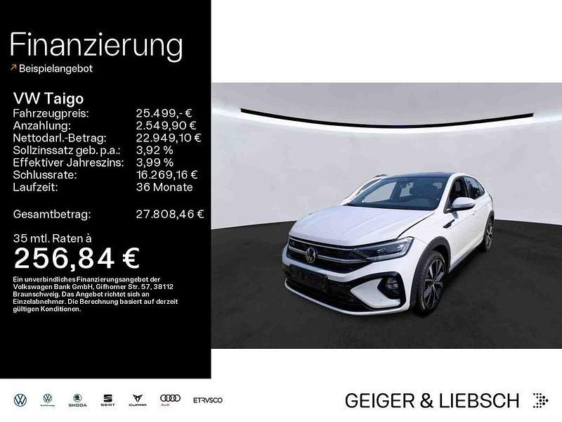 Pure white Gebraucht 2022 VW Taigo R-line SUV | 25.499 € (Fairer Preis) - Bild 1/4