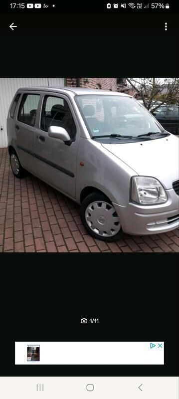 Silber Gebraucht 2003 Opel Agila Limousine | 2.690 € (Teuer) - Bild 1/4