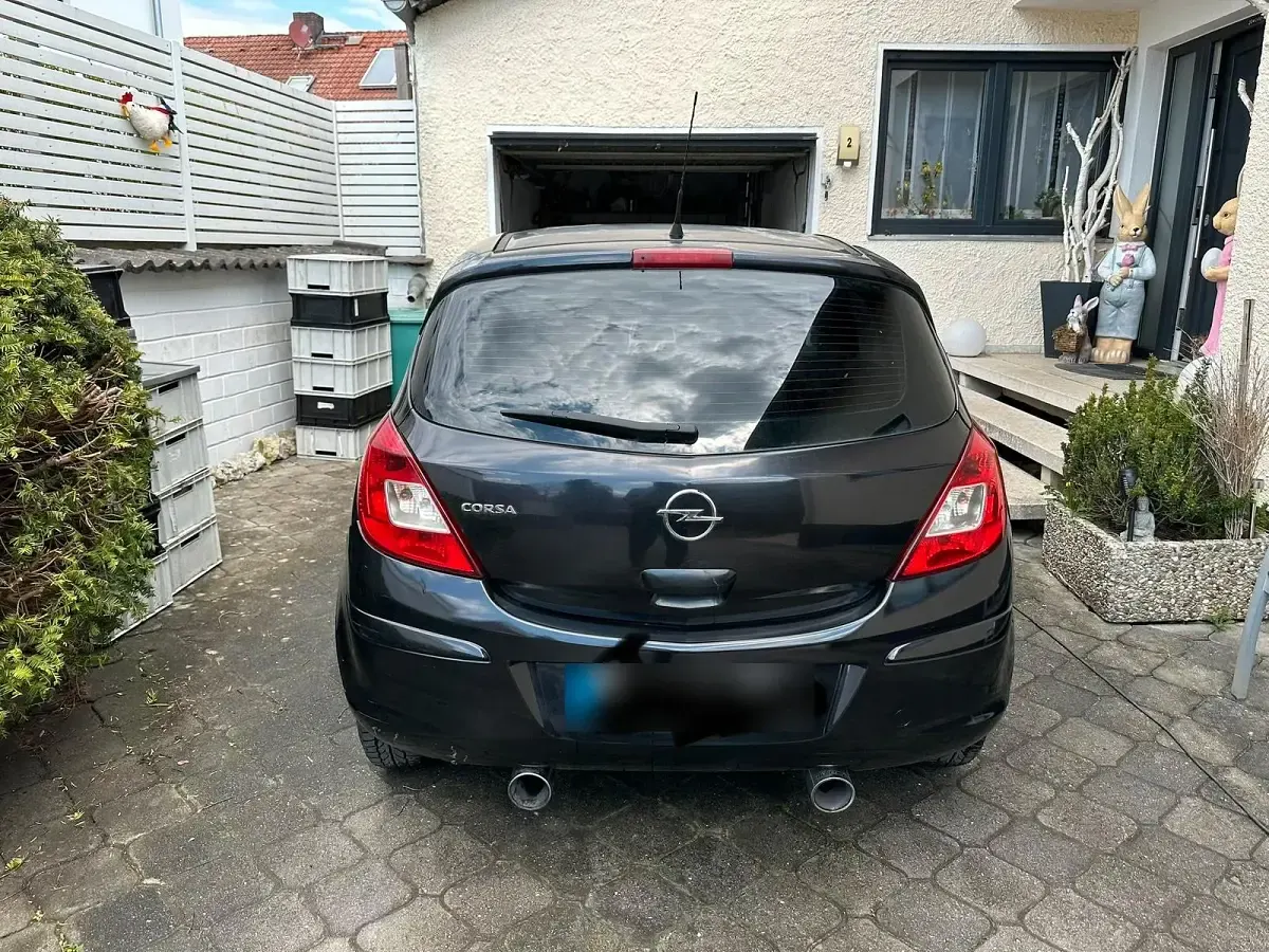 Gebraucht Opel Corsa 80 PS (58 kW) 2008 Schwarz Kleinwagen